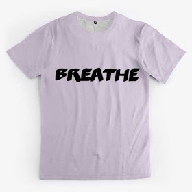 Breathe All-over Unisex Tee Shirt Light Purple