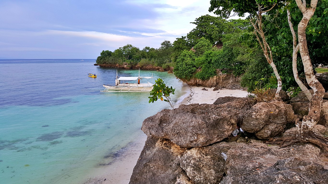 calm and serene morning view at Alona Beach, Panglao, Bohol