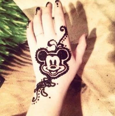 Mickey Mouse Mehndi Design Mickey Mouse Mehndi Design