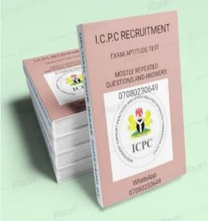 ICPC RECRUITMENT 2023: Past Questions For exam/aptitude test Download PDF File Now For Free