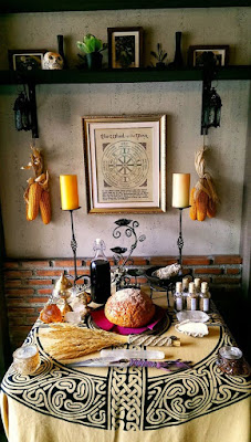 Lugh Lughnasadh altar