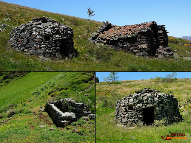 Las Navariegas. Corro, fuente y cabaña