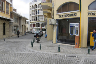 The Post Office by St Lazarus Church in Larnaka, Cyprus