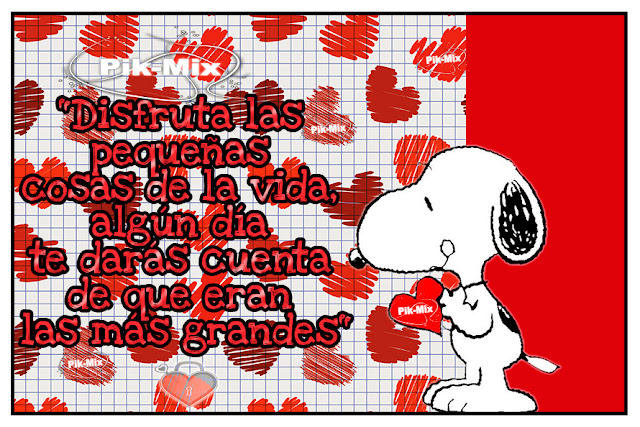 Las pequeñas cosas | Frases | Snoopy