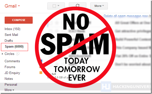 no-spam-filter-gmail