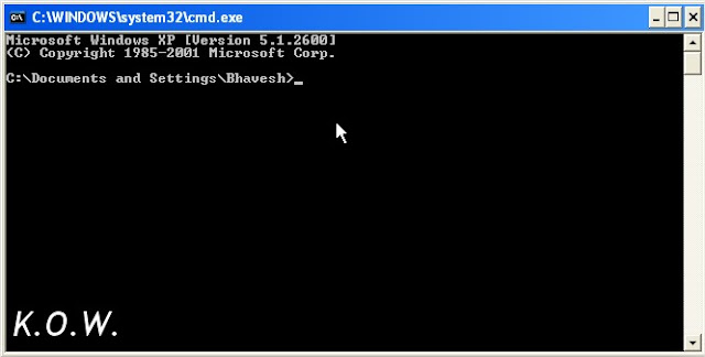 Open Command Prompt