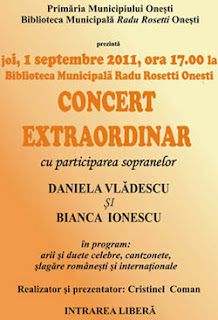 Concert Extraordinar: Daniela Vladescu si Bianca Ionescu