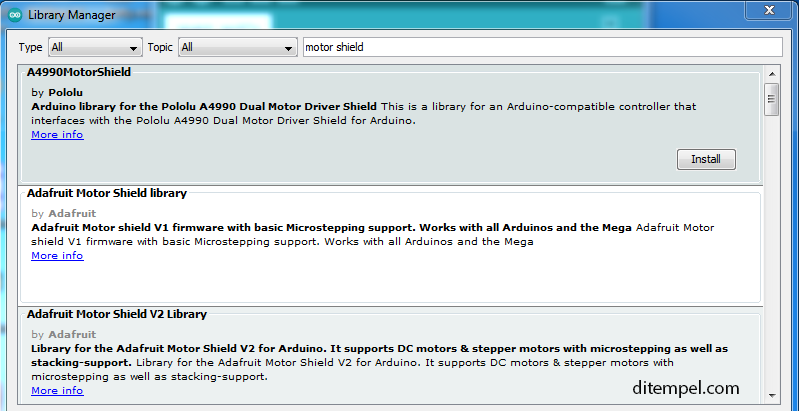 afmotor library