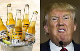 La publicidad de Corona vs Donald Trump