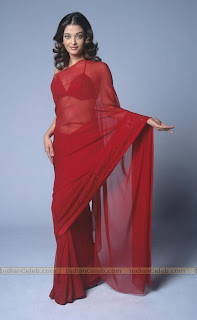 Aishwarya In Red Saree 9