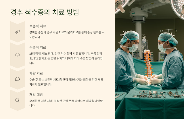 경추 측수증의 치료 방법
