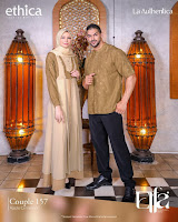 Koleksi Ethica Terbaru Couple 157 Apple Cinnamon Baju Muslim Sarimbit Outfit Kekinian Stylish Terbaru Motif Cantik Abaya Brokat Cringkle