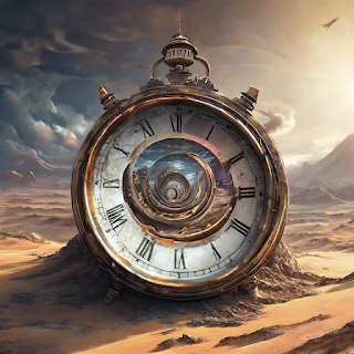 Time horizon, highly detailed, digital art concept generated by Stable Diffusion Dreamstudio Beta