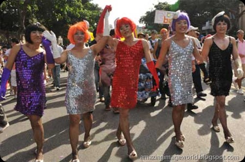 Annual gay parade in Taipei