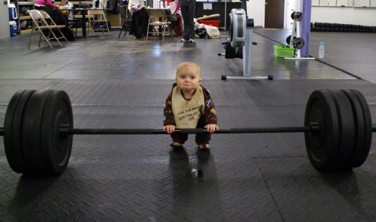 Baby Weight Lifter