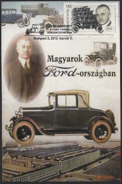 The Ford Motor Company ships its first automobile Hungary