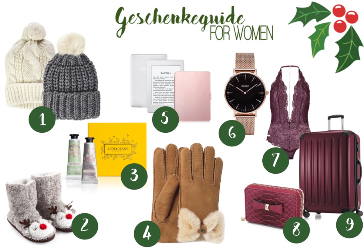 Großer Geschenkeguide für Weihnachtsgeschenke für Frauen - was schenke ich meiner Mama, Oma,  oder Freundin?