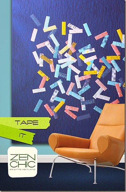 Cover Tape modern quilt pattern Zen Chic