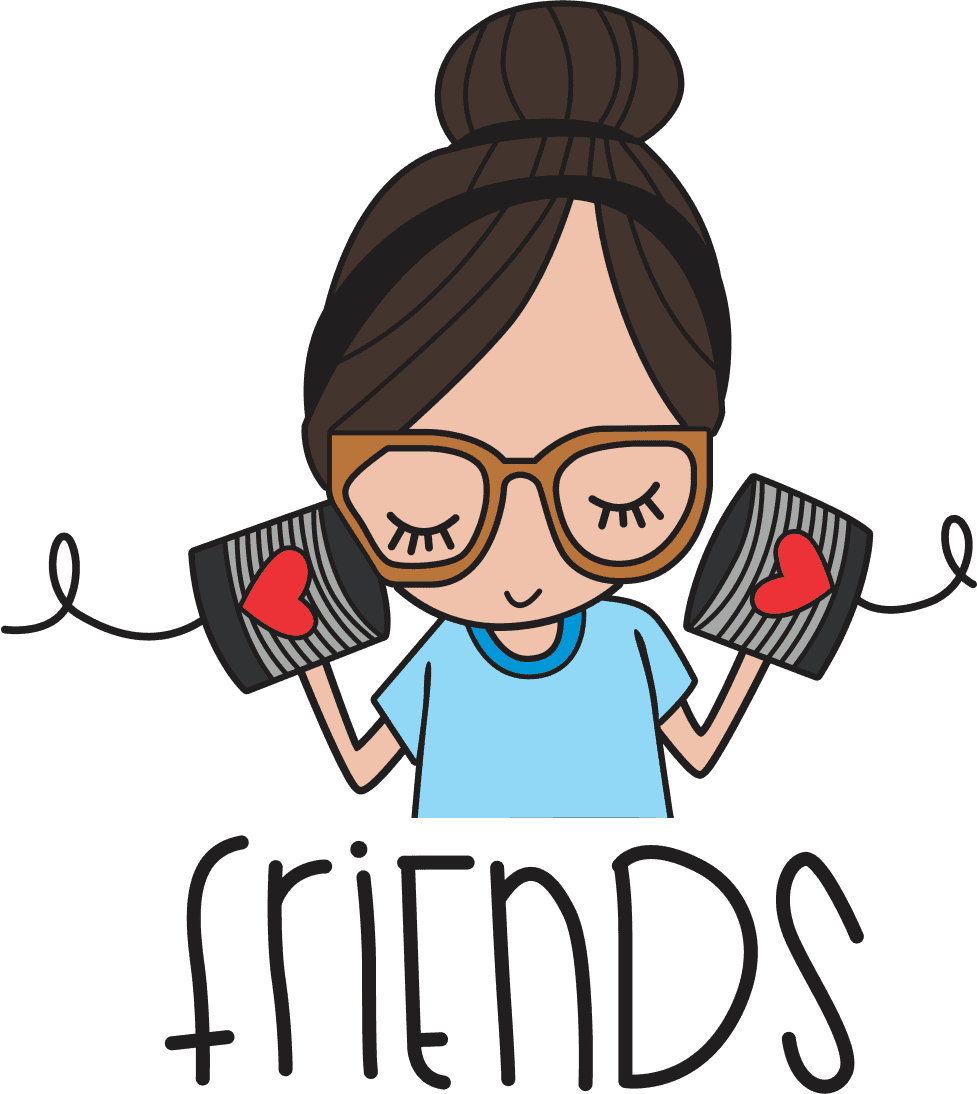 Download Best Friends Forever V2 - Vector Gratis