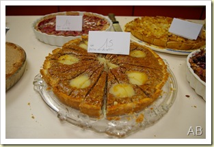 Tarte à la poire et au chocolat