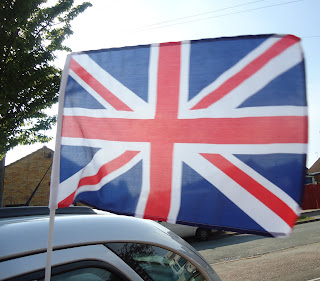 Union Jack on the Car