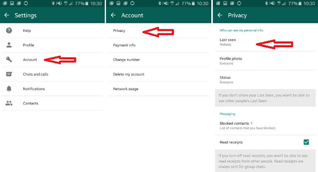 Cara Menyembunyikan Status Online WhatsApp Supaya tidak Kelihatan Online