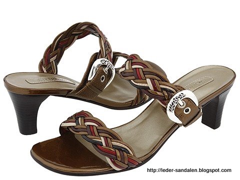 Leder sandalen:sandalen-353429