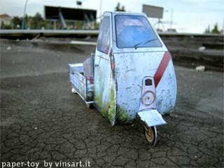 Piaggio Ape Papercrafts