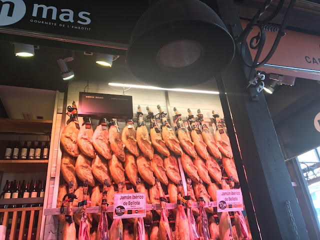 Jamón Mercado de San Miguel Madrid