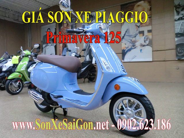 Bảng giá sơn xe máy Piaggio Vespa Primavera