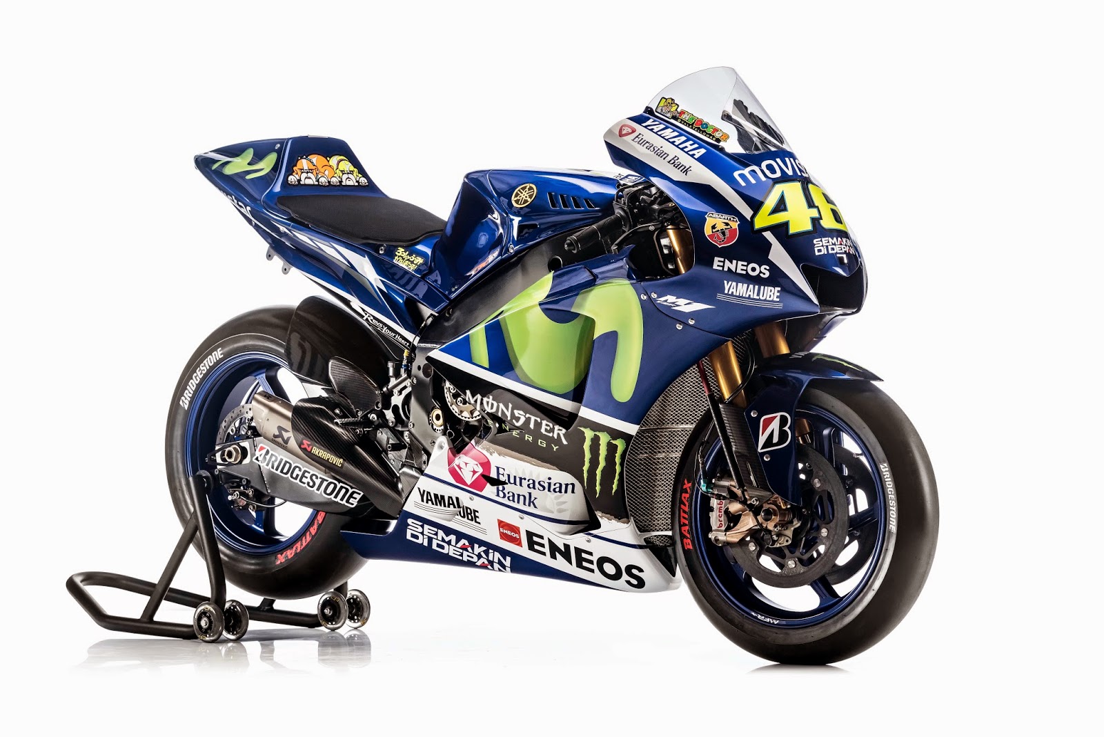 Racing Caf Yamaha YZR M1 Team Movistar Yamaha MotoGP 2015