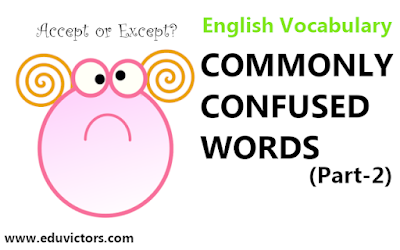 Commonly Confused Words  (Part-2)  - English Vocabulary  (#EnglishVocabulary)(#eduvictors) 