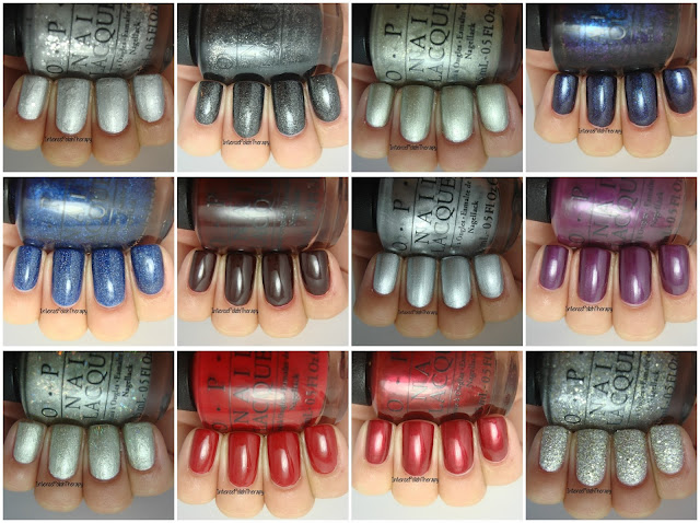 OPI Starlight Collection Swatches