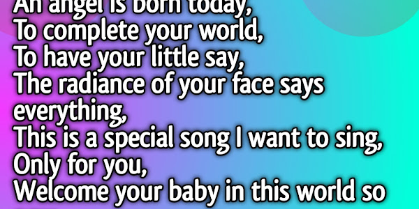 New Baby Poems | Baby Boy Poems | Baby Girl Poems | Best New Baby Poems