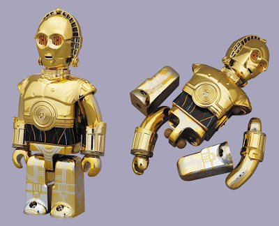 Star Wars x Medicom C-3PO 100% Kubrick with Removable Limbs