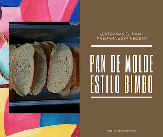 receta pan de molde estilo bimbo