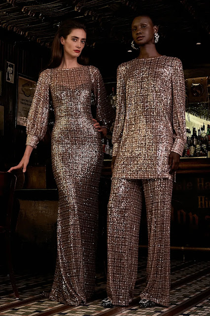 Badgley Mischka Autumn Winter 2021 FW21 during New York Fashion Week by fashion blogger Kelly Fountain