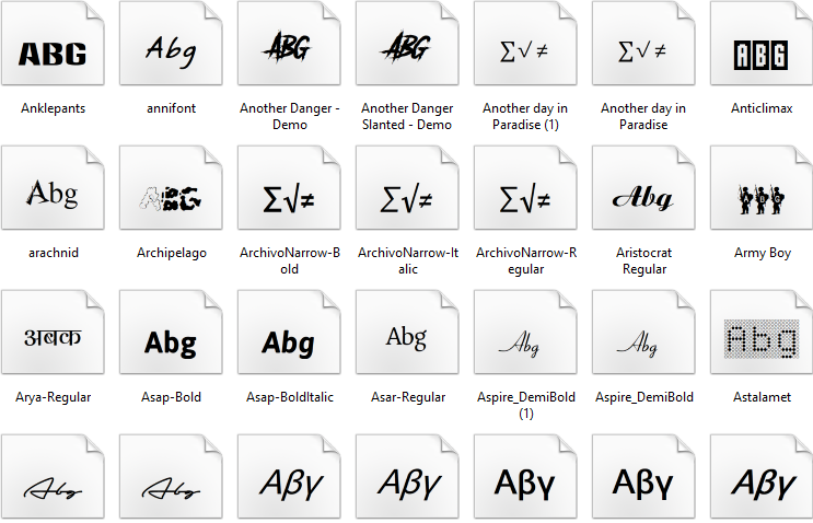 photoshop fonts pack free download