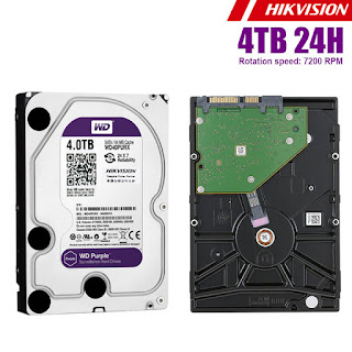 Hard disk hikvision WD Purple(24H) 4TB