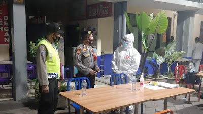 Polsek Semampir Gelar Oprasi Penertiban Masker di Wilayahnya Secara Mobile