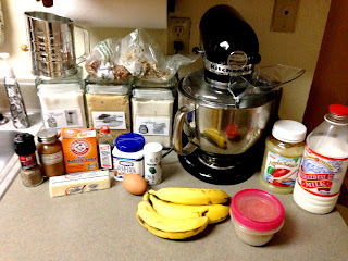 All the ingredients needed for Banana Bread #dreamsmorerealthanreality 