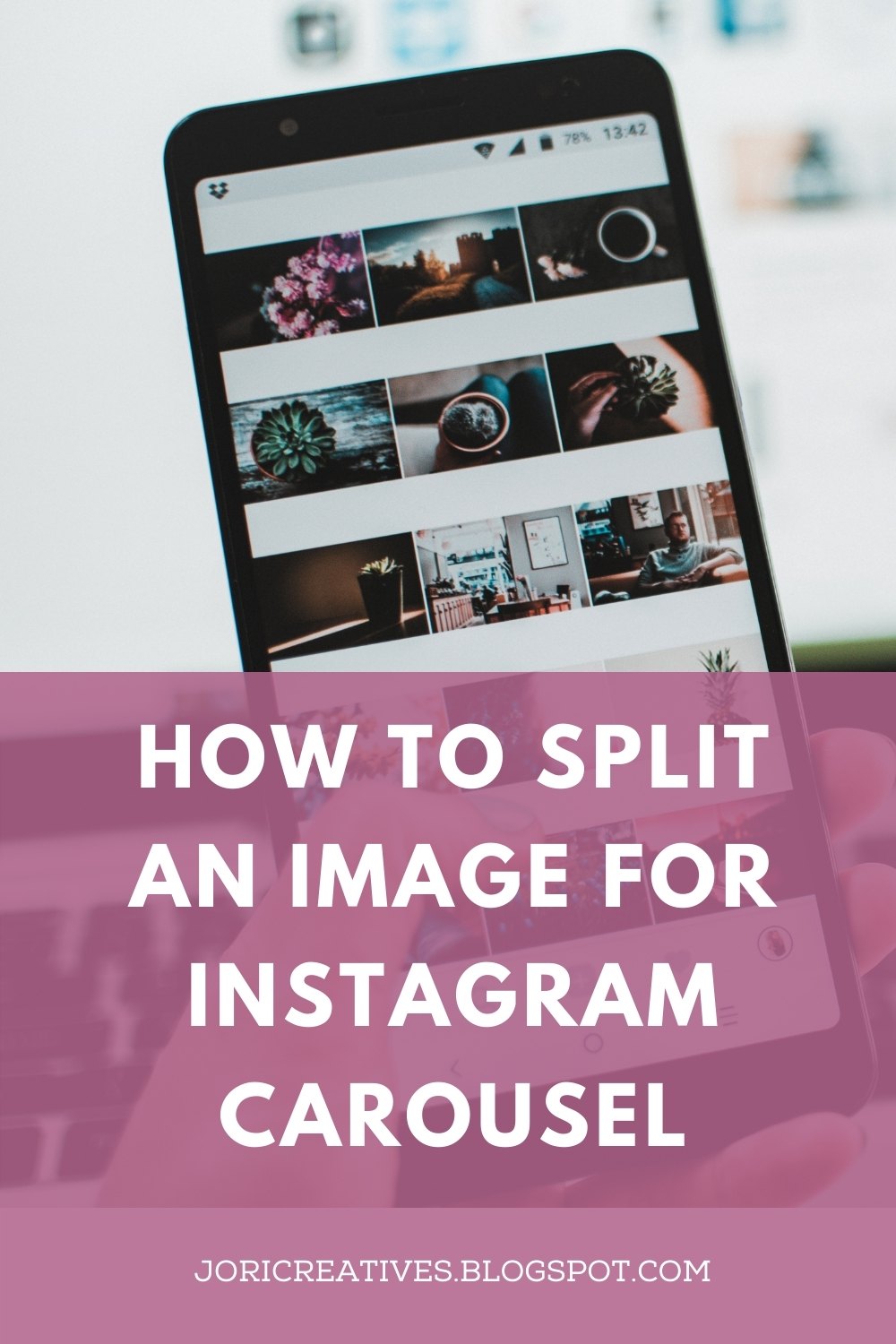 How to Split Images For Instagram Seamless carousel posts.