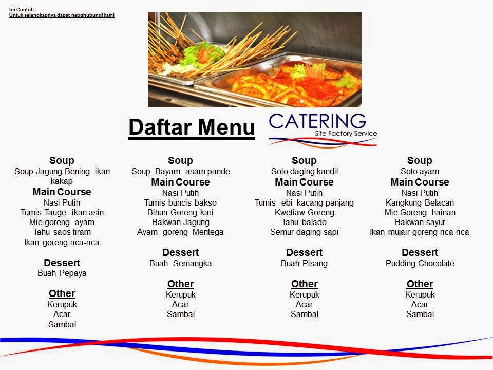 Contoh Proposal Catering Ke Sekolah - Contoh LBE
