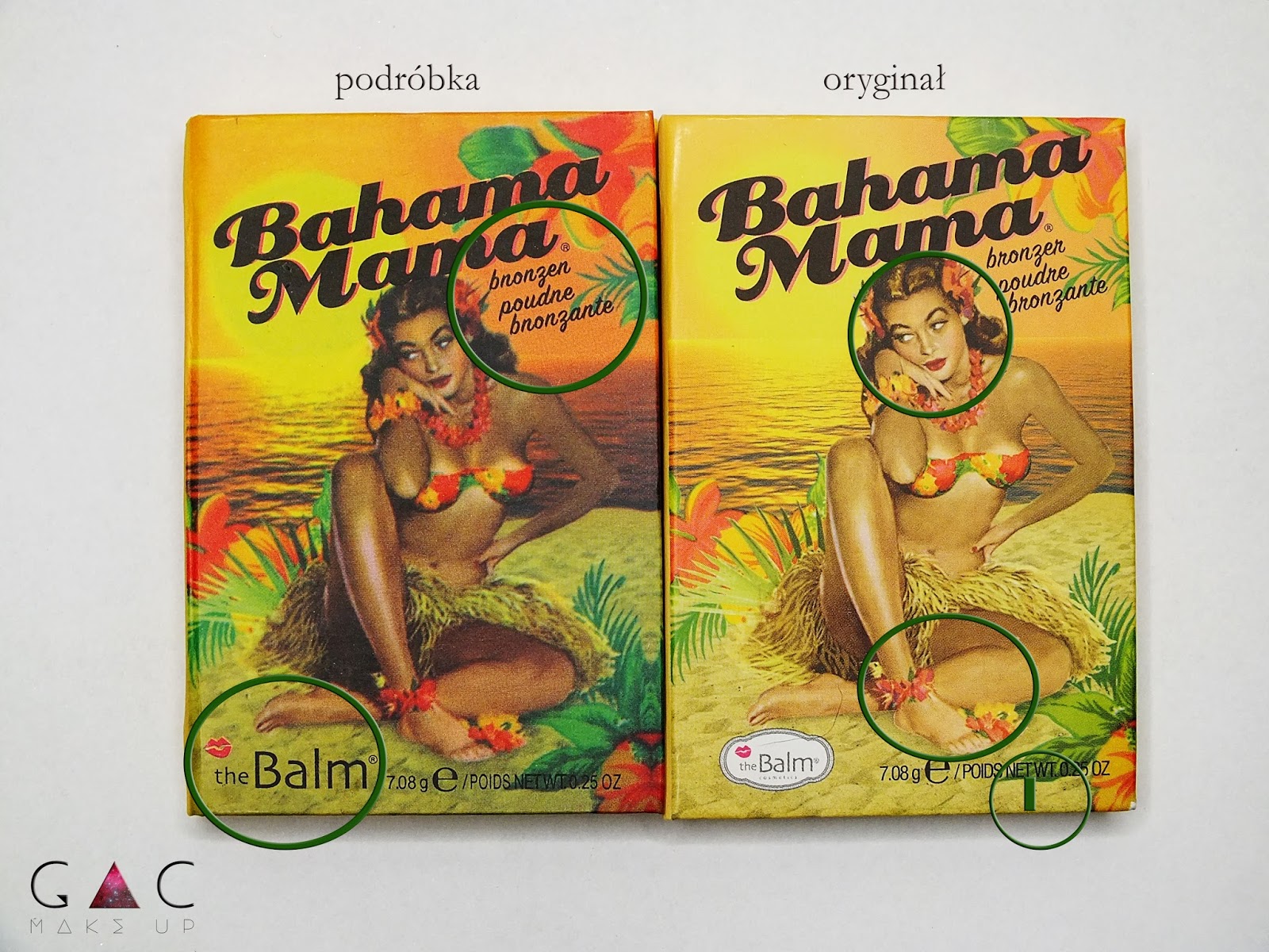 Podróbka vs Oryginał The Balm Bahama Mama. Jak odróżnić podróbkę od oryginału? Porównanie The Balm Bahama Mama. #thebalm #bahamamama