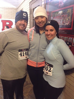 My husband, friend, and me before our "Big Chill" running 5k race