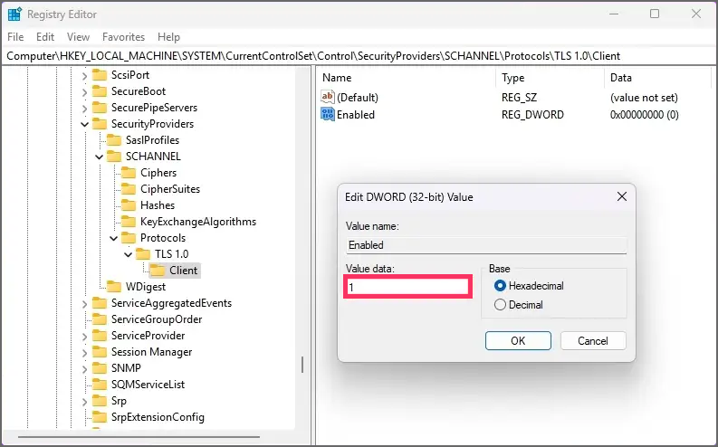 2-regedit-enable-client-tls-1-0-1-1-windows-11