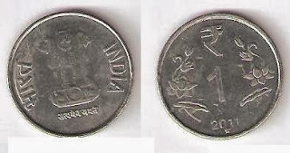1rupee coin(2011)