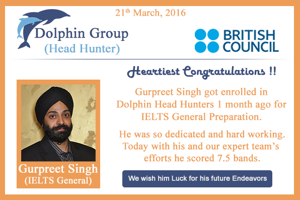 coaching class for IELTS in Chandigarh Dolphin Head Hunters