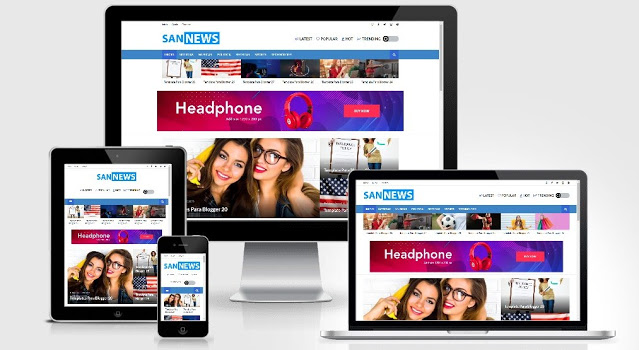 San News Template Para Blogger