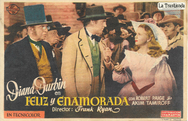 Feliz y Enamorada - Programa de Cine - Diana Durbin - Robert Paige - Akim Tamiroff